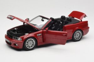 BMW M3 E46 Cabriolet Rouge Kyosho 1:18 08505R Métal — image 2 sur 8