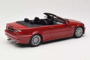 BMW M3 E46 Cabriolet Rouge Kyosho 1:18 08505R Métal — image 3 sur 8