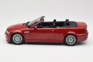 BMW M3 E46 Cabriolet Rouge Kyosho 1:18 08505R Métal — image 4 sur 8