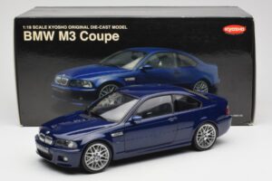 BMW M3 E46 Bleu Kyosho 1:18 08503BL Métal — image 8 sur 8