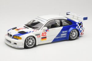 BMW M3 E46 GTR #42 J. Muller / J.J. Lehto ALMS 2001 Minichamps 1:18 80430139183 Métal