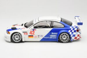 BMW M3 E46 GTR #42 J. Lehto / P. Ekblom ALMS 2001 Minichamps 1:18 100012142 Métal — image 4 sur 8