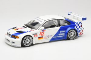 BMW M3 E46 GTR #42 J. Lehto / P. Ekblom ALMS 2001 Minichamps 1:18 100012142 Métal