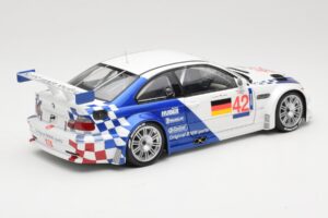 BMW M3 E46 GTR #42 J. Lehto / J. Muller ELMS 2001 Minichamps 1:18 100012192 Métal — image 3 sur 8