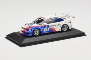 BMW M3 E46 GTR #42 P. Muller / J. Muller / H-J. Stuck / P. Lamy ADAC 24h Nurburgring 2004 Minichamps 1:43 BMW001 Métal — image 2 sur 4