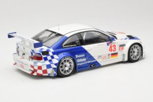 BMW M3 E46 GTR #43 D. Muller ALMS 2001 Minichamps 1:18 100012143 Métal — image 3 sur 8