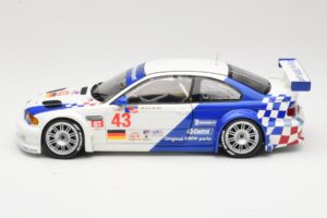 BMW M3 E46 GTR #43 D. Muller ALMS 2001 Minichamps 1:18 100012143 Métal — image 4 sur 8