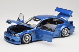 BMW M3 E46 GTR Street Bleu Minichamps 1:18 80430302540 Métal — image 2 sur 8