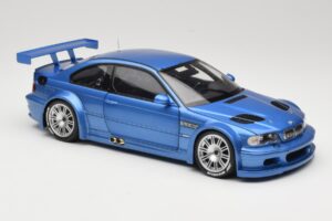 BMW M3 E46 GTR Street Bleu Minichamps 1:18 80430302540 Métal — image 6 sur 8