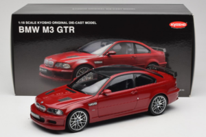 BMW M3 E46 GTR Street Rouge Kyosho 1:18 08507R Métal — image 8 sur 8