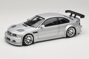 BMW M3 E46 GTR Street Argent Minichamps 1:18 100012100 Métal
