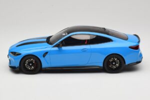 BMW M4 CS G82 Riviera Blue GT Spirit 1:18 GT511 Résine — image 3 sur 6