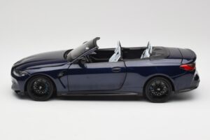 BMW M4 G82 Cabriolet Bleu Métallisé Minichamps 1:18 110021031 Métal — image 4 sur 8