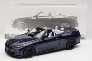 BMW M4 G82 Cabriolet Bleu Métallisé Minichamps 1:18 110021031 Métal — image 8 sur 8