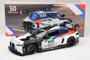BMW M4 GT3 Ceccato Racing #50 T. Glock DTM Imola 2022 Minichamps 1:18 113222050 Métal — image 8 sur 8