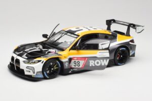 BMW M4 GT3 #98 M. Wittmann / S. van der Linde Rowe Racing ADAC 24h Nurburgring 2023 Minichamps 1:18 113232098 Métal — image 2 sur 8