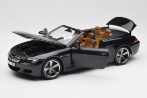 BMW M6 E64 Cabriolet Sapphire Black Kyosho 1:18 80430417424 Métal — image 2 sur 9
