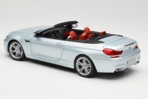 BMW M6 F12 Cabriolet Silverstone Silver Paragon 1:18 8043225656 Métal — image 7 sur 8