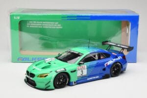 BMW M6 GT3 F13 #3 Falken Motorsports P. Düsseldorf / J. Müller VLN Winner Heat 4 2017 Minichamps 1:18 153172693 Métal — image 6 sur 6