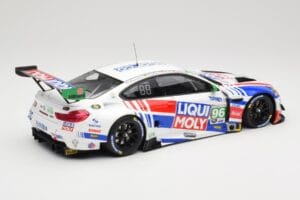 BMW M6 GT3 F13 #96 Turner Motorsport B. Auberlen / R. Foley Class Winner Petit Le Mans 2019 Minichamps 1:18 153192696 Métal — image 2 sur 6