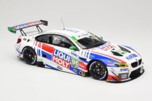 BMW M6 GT3 F13 #96 Turner Motorsport B. Auberlen / R. Foley Class Winner Petit Le Mans 2019 Minichamps 1:18 153192696 Métal — image 4 sur 6