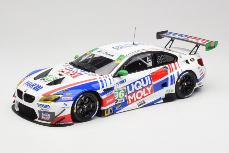 BMW M6 GT3 F13 #96 Turner Motorsport B. Auberlen / R. Foley Class Winner Petit Le Mans 2019 Minichamps 1:18 153192696 Métal