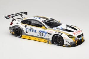 BMW M6 GT3 F13 #98 Rowe Racing M. Palttala / N. Catsburg 2nd Place 24 Hours of Nurburgring 2017 Minichamps 1:18 155172698 Mét — image 4 sur 6