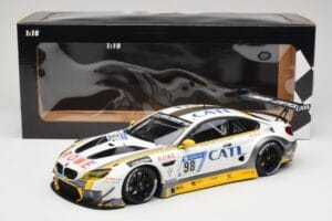 BMW M6 GT3 F13 #98 Rowe Racing M. Palttala / N. Catsburg 2nd Place 24 Hours of Nurburgring 2017 Minichamps 1:18 155172698 Mét — image 6 sur 6