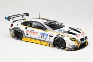 BMW M6 GT3 Rowe Racing #99 M. Basseng / M. Martin 24 Hours Nurburgring 2017 Minichamps 1:18 155172699 Métal — image 4 sur 6