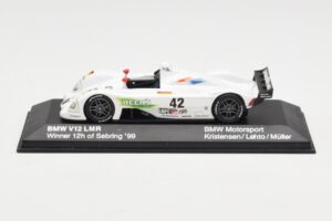 BMW V12 LMR LMP1 #42 J. Müller / J. Lehto 24 Hours of Le Mans 2000 Minichamps 1:43 80420018215 Métal