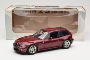 BMW Z3 Coupe 2.8 Red Metallic UT Models 1:18 20423 Métal — image 8 sur 8