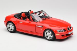 BMW Z3 E36/7 Roadster Rouge Bburago 1:18 3349 Métal — image 6 sur 8