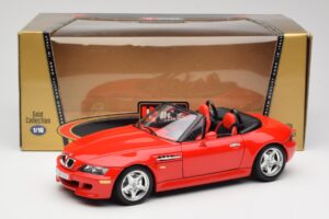 BMW Z3 E36/7 Roadster Rouge Bburago 1:18 3349 Métal — image 8 sur 8