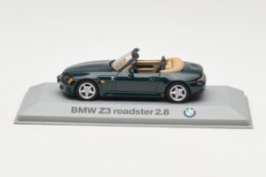 BMW Z3 Roadster 2.8 Vert Foncé Minichamps 1:43 80429421514 Métal
