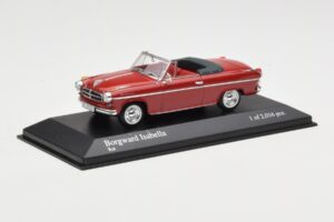 Borgward Isabella Cabriolet Rouge Minichamps 1:43 400096060 Métal — image 2 sur 4