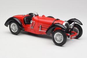 Bugatti Type 55 Rouge Bburago 1:18 3009 Métal — image 4 sur 6