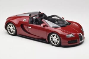 Bugatti Veyron Grand Sport Rouge Minichamps 1:18 100110832 Métal — image 7 sur 9