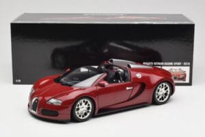 Bugatti Veyron Grand Sport Rouge Minichamps 1:18 100110832 Métal — image 9 sur 9