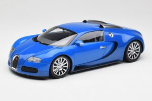 Bugatti Veyron Bleu Clair Bleu Foncé Minichamps 1:18 100110821 Métal
