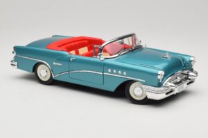 Buick Century Cabriolet Bleu Mira 1:18 6134 Métal — image 6 sur 8