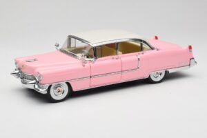Cadillac Fleetwood Elvis Presley Rose MRC 1:18 LIC1000 Métal