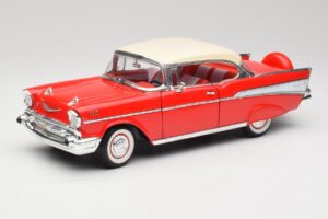 Chevrolet Bel Air Matador Rouge & India Ivoire Road Legends 1:18 92109 Métal