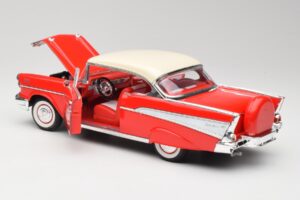 Chevrolet Bel Air Matador Rouge & India Ivoire Road Legends 1:18 92109 Métal — image 5 sur 8