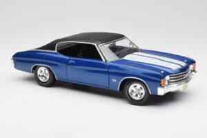 Chevrolet Chevelle SS 454 Bleu Maisto 1:18 531886 Métal — image 6 sur 8