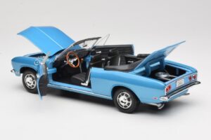 Chevrolet Corvair Monza Cabriolet Bleu Road Signature 1:18 92498 Métal — image 5 sur 8