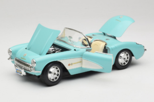 Chevrolet Corvette C1 Bleu & Blanc Bburago 1:18 3024-M2 Métal — image 2 sur 8