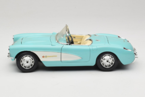 Chevrolet Corvette C1 Bleu & Blanc Bburago 1:18 3024-M2 Métal — image 4 sur 8