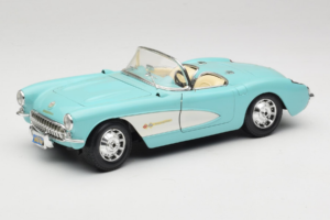 Chevrolet Corvette C1 Bleu & Blanc Bburago 1:18 3024-M2 Métal