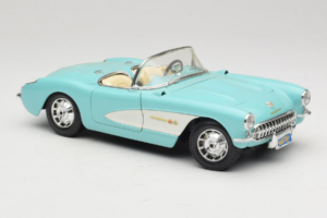 Chevrolet Corvette C1 Bleu & Blanc Bburago 1:18 3024-M2 Métal — image 6 sur 8