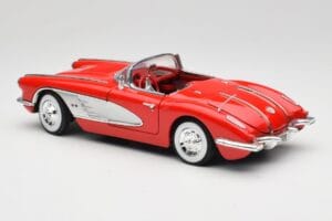 Chevrolet Corvette C1 Rouge Motormax 1:18 73100TC Métal — image 7 sur 8